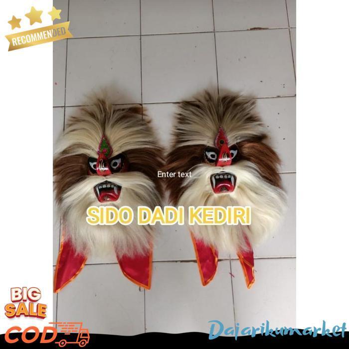 Ganongan Ganong Ponorogo Mata Kaca Full Rambut Kuda [Br 1111]