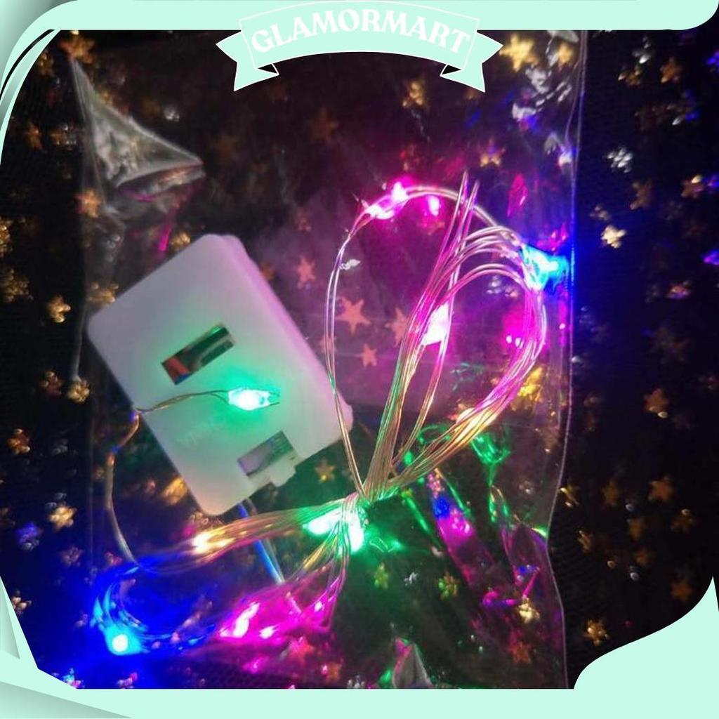 Lampu Tumblr Led Kawat Pohon Natal/ Lampu Hias Pohon Natal Panjang / Dekorasi Hiasan Aksesoris Chris