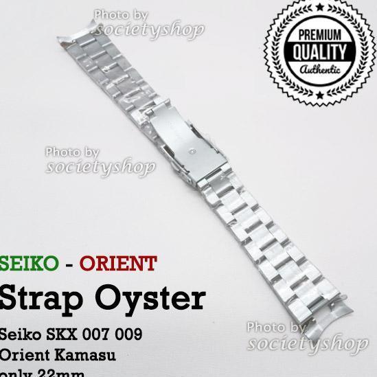 Oyster Strap Rantai Jam Tangan Seiko Orient Kamasu Watch 22Mm Tali 22