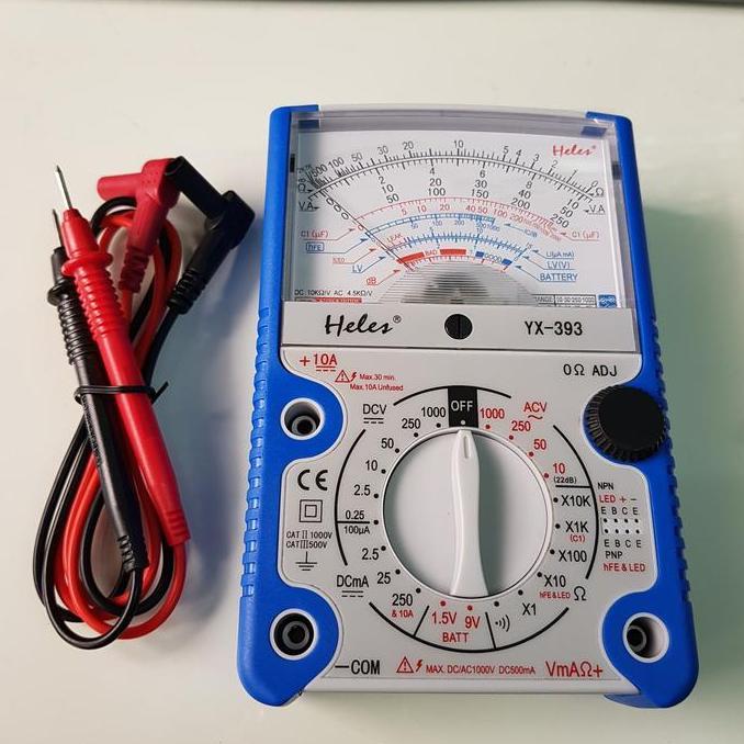 BEBAS ONGKIR - Multitester Heles Analog YX 393/Avometer Analog Heles YX 393