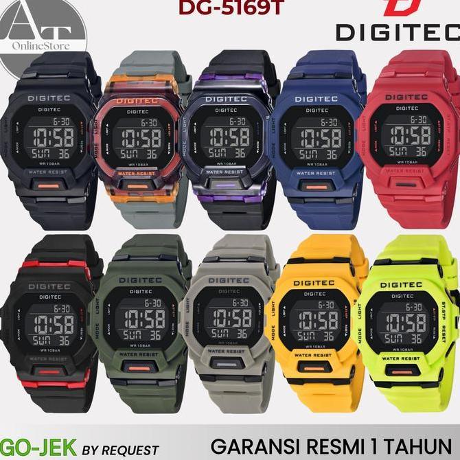 Jam Tangan Pria Digitec Dg 5169 / Dg-5169 / Dg5169 Original