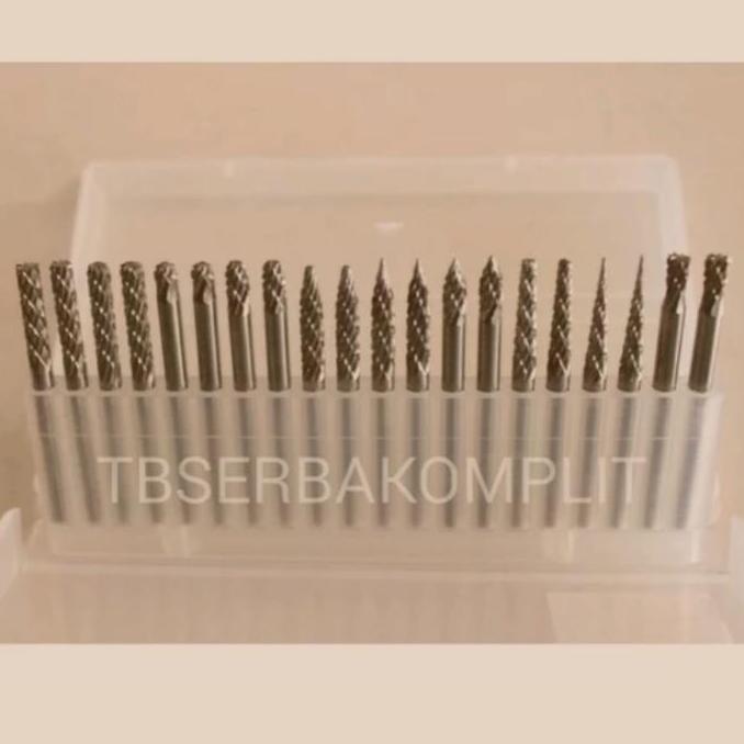 Mata bor Tuner 3 mm set isi 20 pcs Matabor gerinda grinda Cuner Nanas