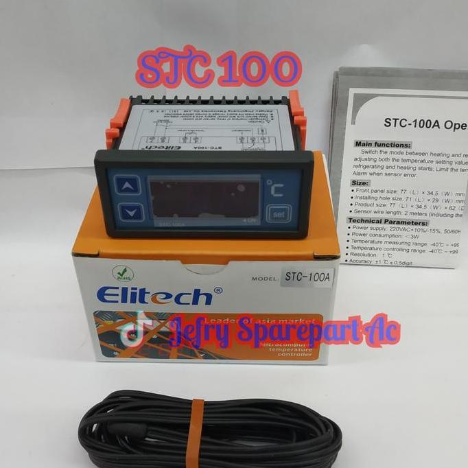 PROMO - THERMOSTAT STC100 CONTROLLER SUHU ELITECH