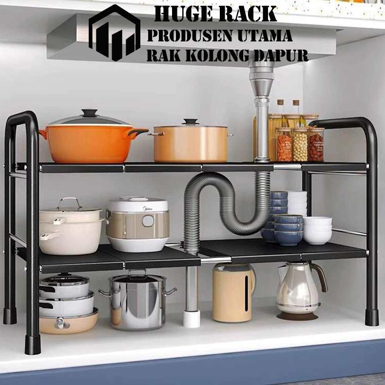 Rak Kolong Dapur Rak Panci Rak Panci Bawah Wastafel Rak Bawah Wastafel rak bawah dapur kolong Rak Da