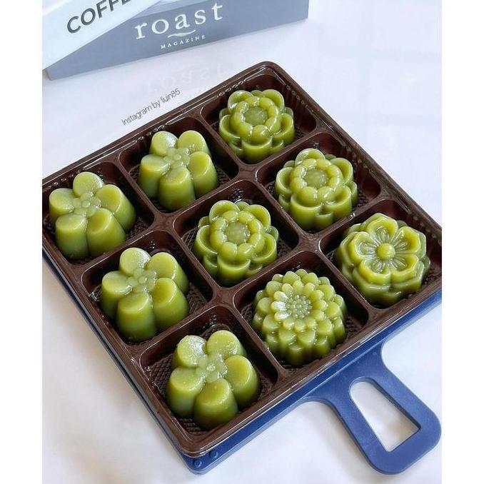 Mika Tray + Tutup Sekat 9 / Mika Kemasan Puding Mini / Box Pudding Sekat