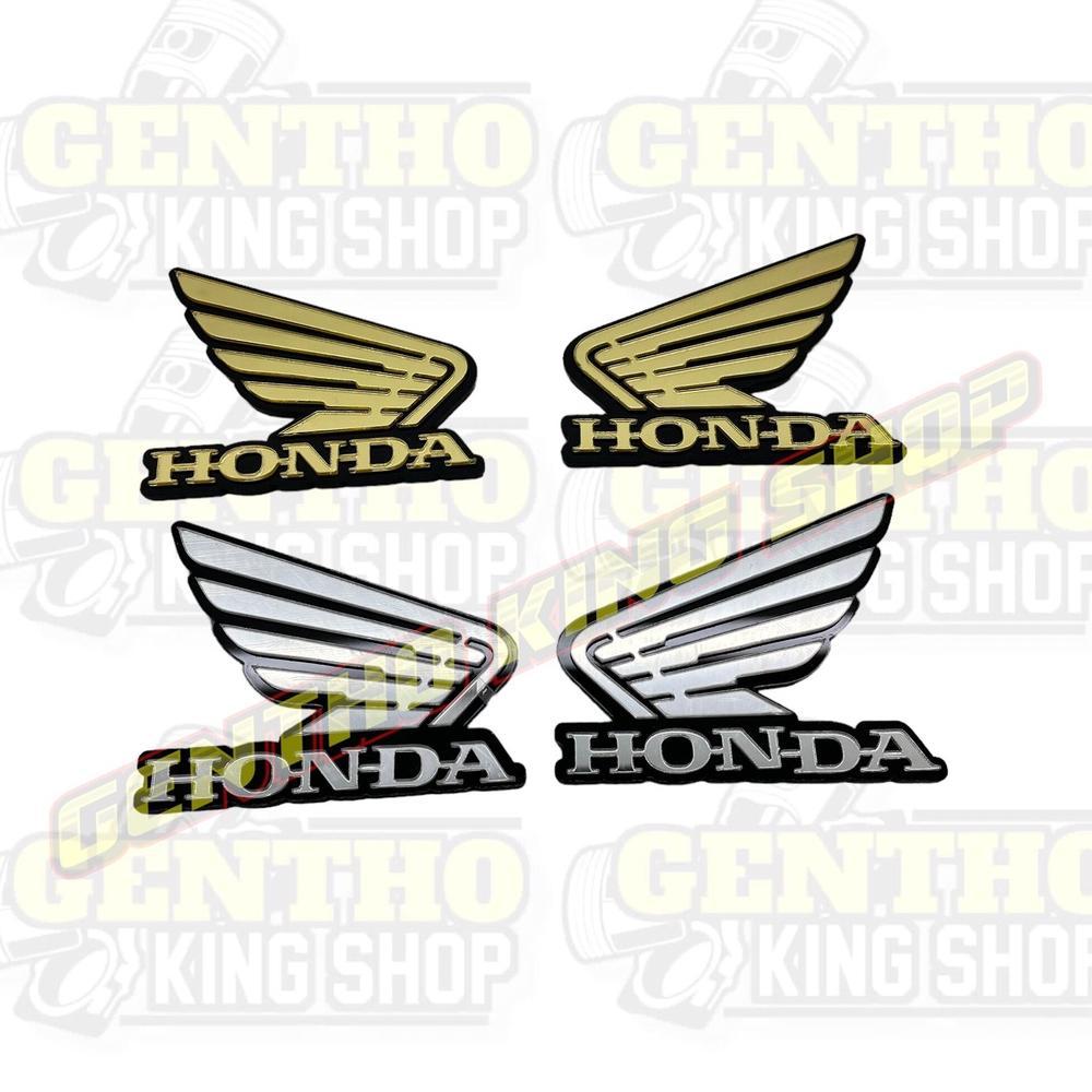 Emblem Sayap Honda 3D Stiker Wing Timbul Astrea Variasi 2 Pcs Satu Set Logo Wings Sepasang Kanan Dan