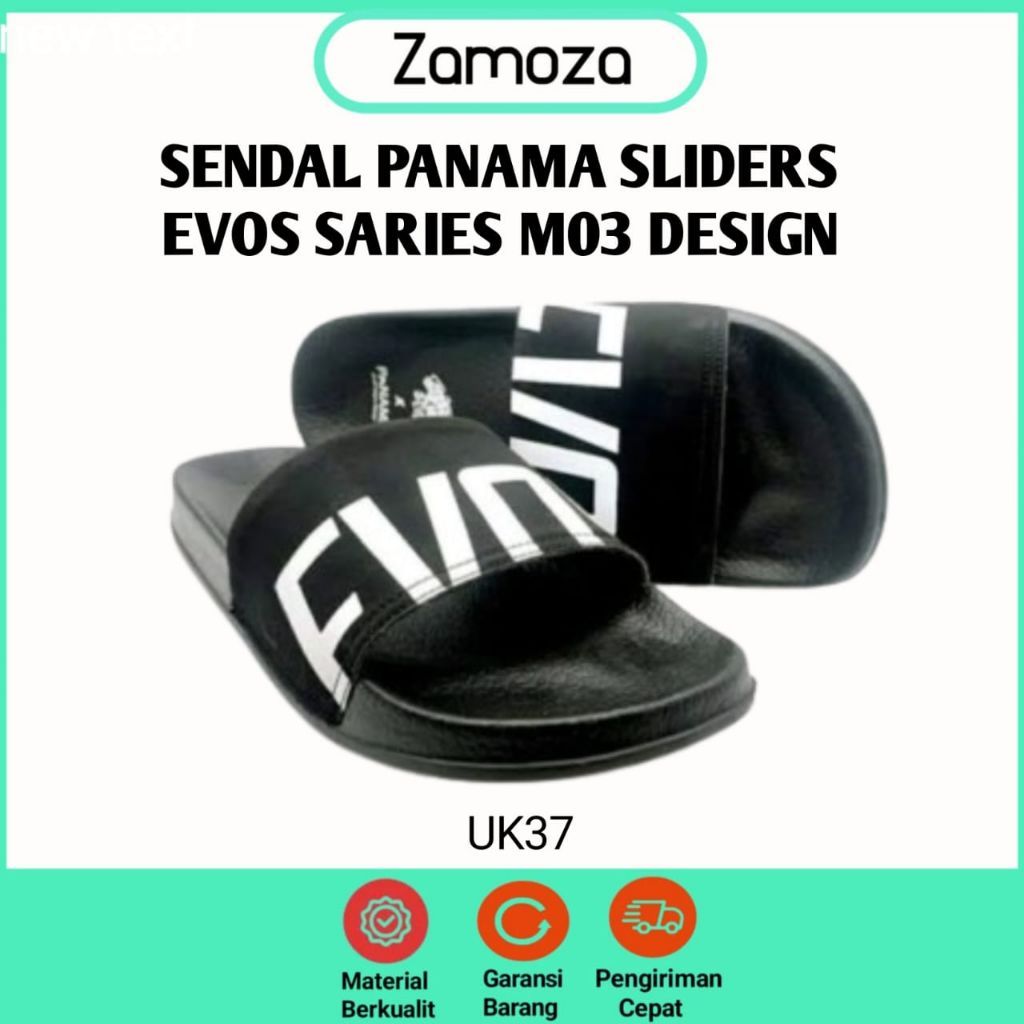 Sandal Panama Sandal Pria Wanita Panama Sliders EVOS Series M03 Design