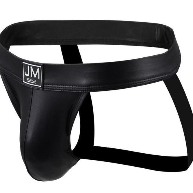 Jockstrap Semi - Leather Like (Faux Leather) - Jockmail - Celana Dalam