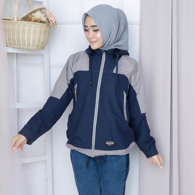 Amz Jacket Jaket Outdoor  / Jaket Gunung / Jaket Parasut Casual