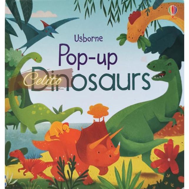 Buku Usborne 3D Pop Up Dinosaurs Book Buku Anak