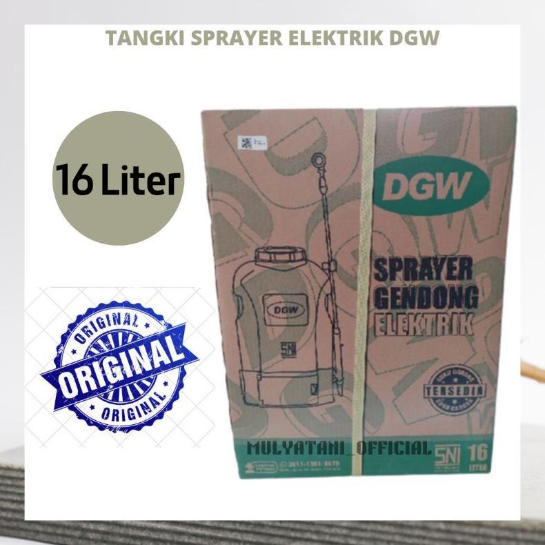 Sprayer Tangki Tengki Tanki Alat Pertanian Sprayer DGW Elektrik 16 Liter Original Tengki Semprot Ele