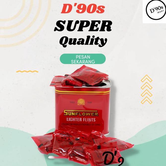 Batu Korek Api Sunflower isi 100