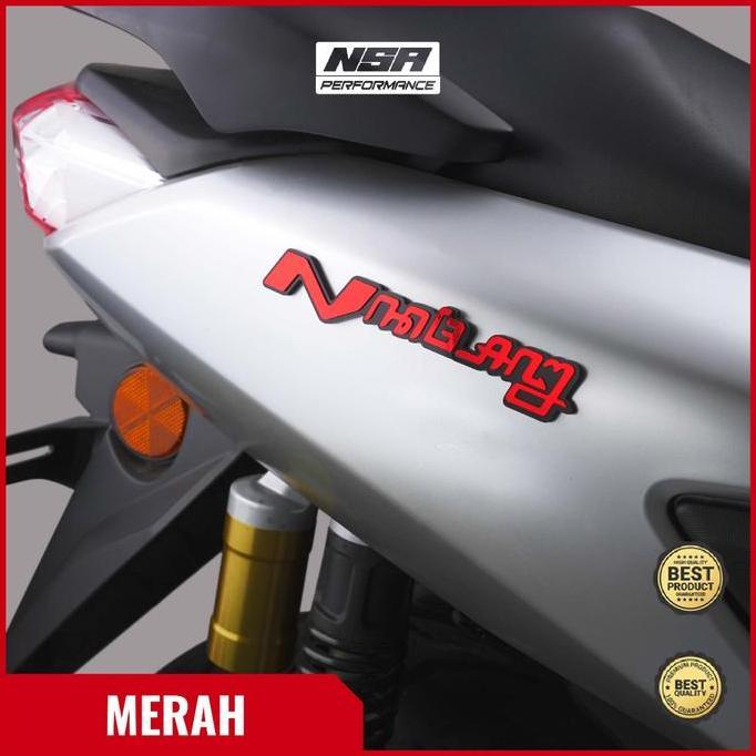 Promo NSA EMBLEM NMAX AKSARA JAWA LOGO NMAX TIMBUL 3D YAMAHA NMAX BUKAN STIKER STICKER TIMBUL NMAX A