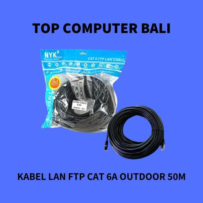 KABEL LAN FTP CAT 6A OUTDOOR 50M/ kabel lan 50m outdoor