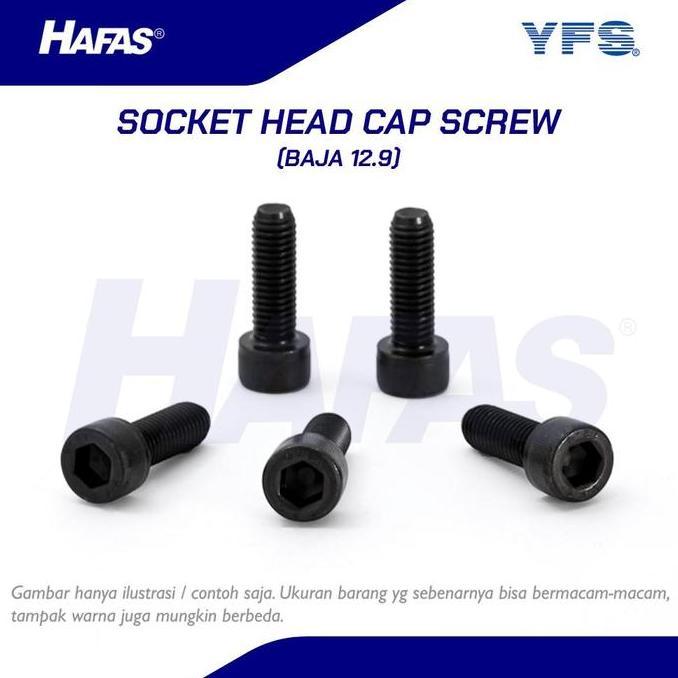 Socket Cap Screw M8 x 30 - P1.25 (Baut L 12.9) - 1 BOX (150 pcs)