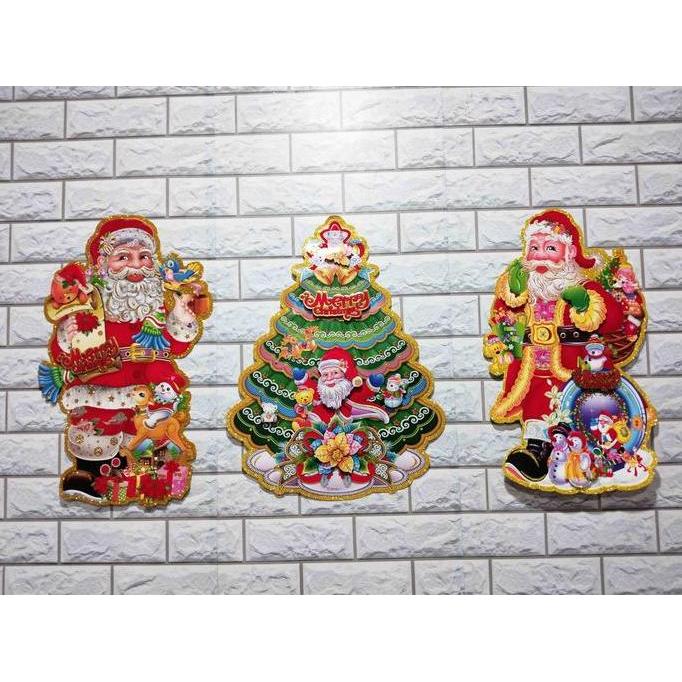 (JUMBO TINGGI) Gantungan Natal Xmas Decoration Hiasan Pintu dinding