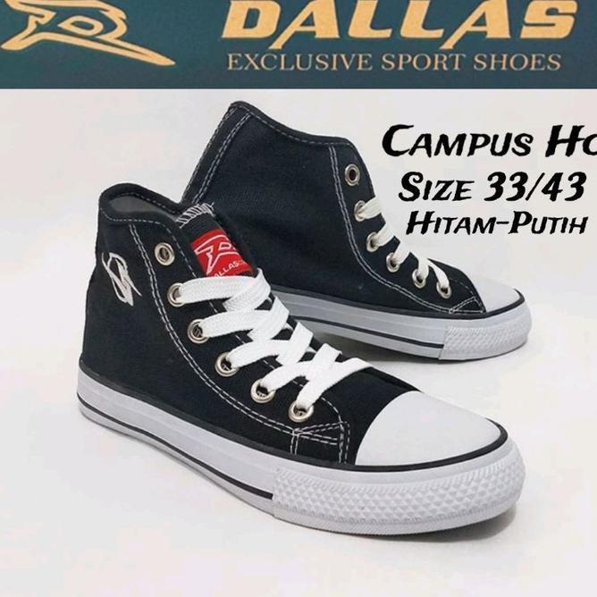 Sepatu Dallas Campus Ukuran 34-42 (Pertamax Plus Quality) Sneakers  Cowok Casual Karet Seo