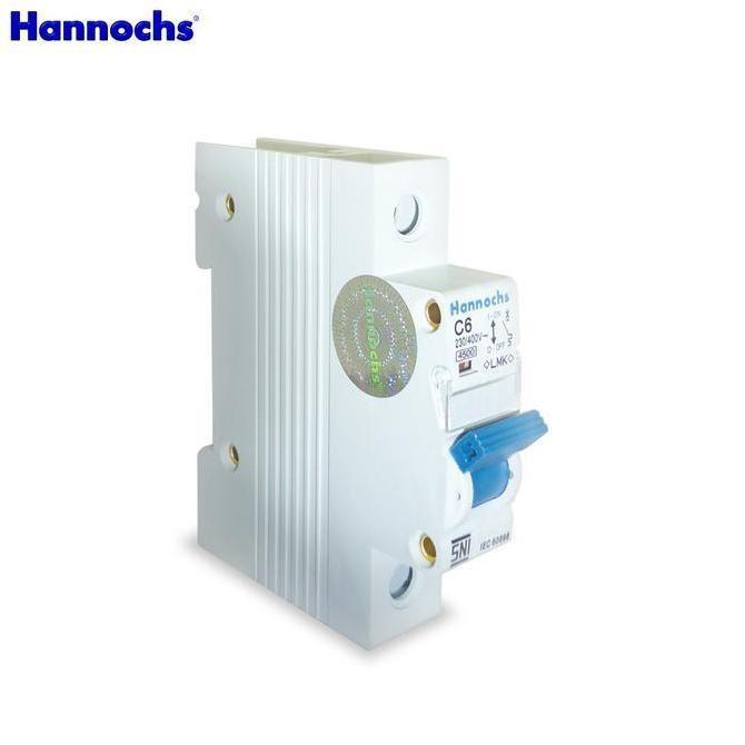 MCB HANNOCHS 1 Phase 2A 4A 6A 10A 16A 20A 25A 32A 40A MCB PLN MURAH MERIAH HANNOCHS MCB