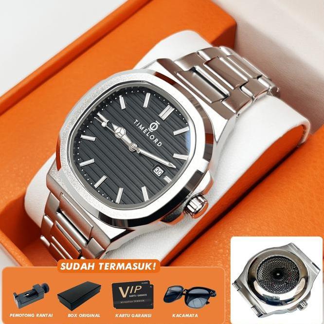 Timelord 2066 Jam Tangan Pria Kaca Safir Watches Stainles Steelcod