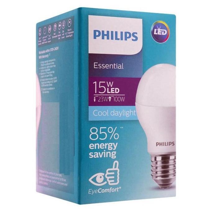 Bohlam LED BULB PHILIPS ESSENTIAL Lampu LED ESSENTIAL PHILIPS 15W
