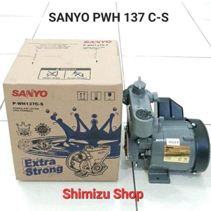 Pompa Sanyo 125watt PWH137C (Non Otomatis)