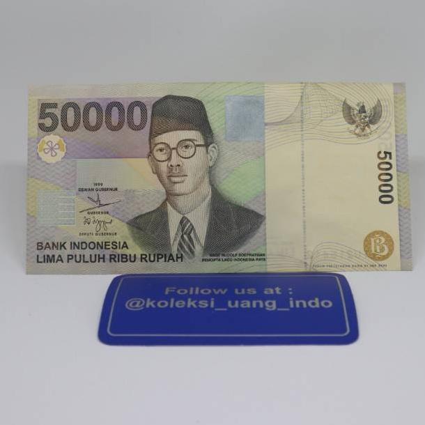 Dindaseller6 - Uang Kuno Asli 50000 Rupiah Wr Supratman Koleksi Langka Kolektor Indonesia