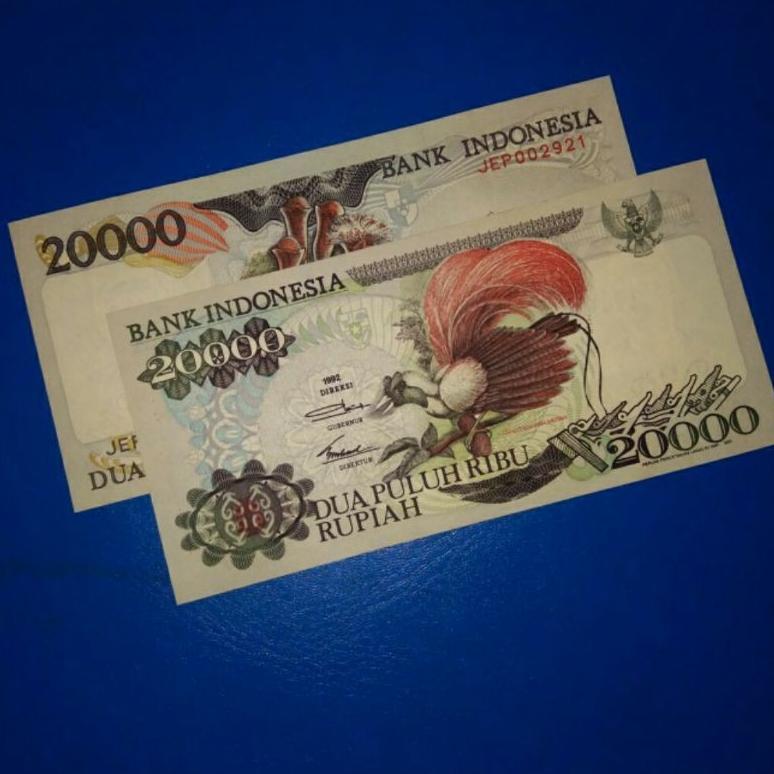 Dindaseller6 - Uang Kuno 20000 Rupiah Cendrawasih Koleksi Ekonomis Dan Langka