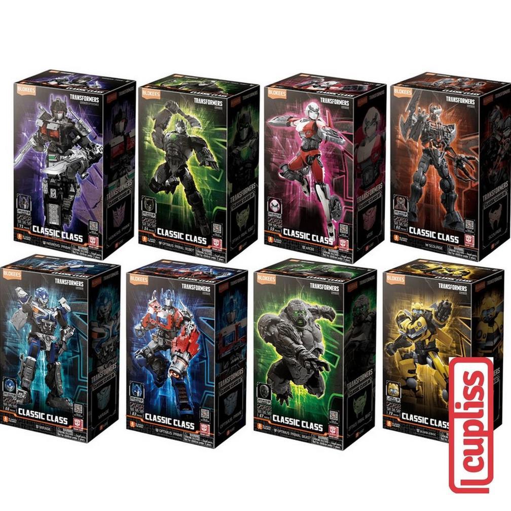 Jhoncolection - Blokees Transformers Figures 7 CC Optimus Primal Beast Robot Nemesis Prime Mirage Ar