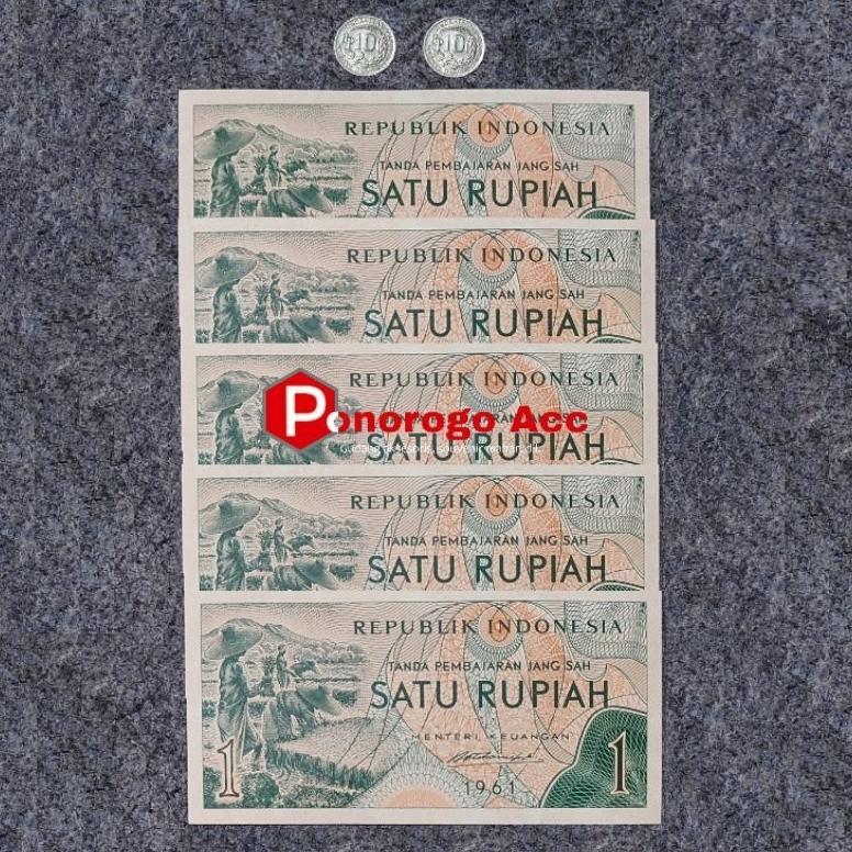 Dindaseller6 - Paket Uang Kuno 25 Rupiah Kertas Koin Asli Indonesia 1 Rupiah Dan 10 Rupiah Koin Keci