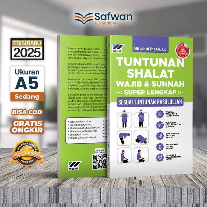 [FREE GIFT] Buku Tuntunan Shalat Wajib Dan Sunnah Sesuai Ajaran Rasulullah | Lengkap Dengan Video Pa