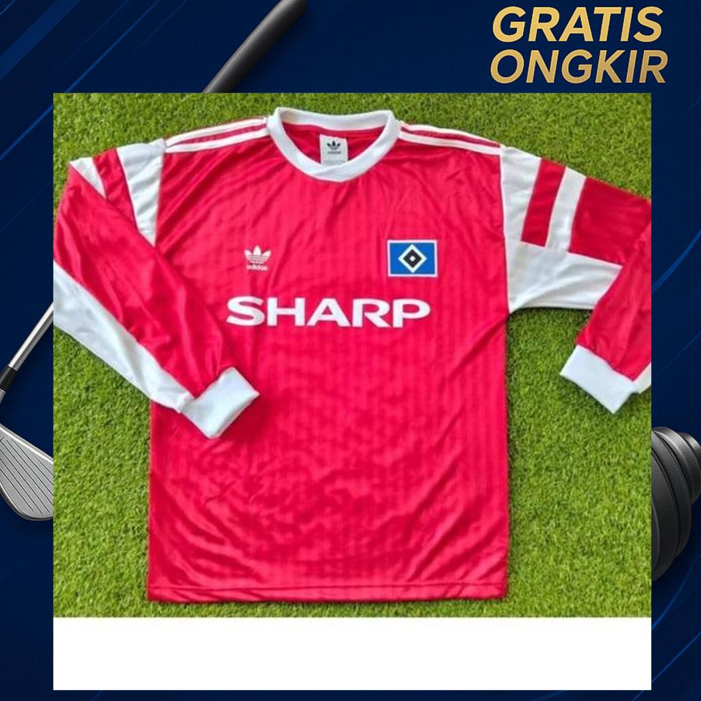 Jersey Retro Hamburg Sv Away 1986/87 Longsleeve Blokecore