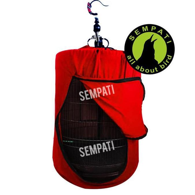 SEMPATI Kerodong Murai Batu Modern Baru Model Jendela Plus Velcro Praktis Kasih Ef Pakan Minum Spray