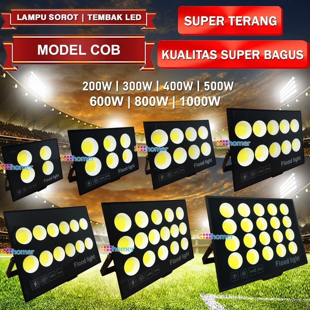 Lampu LED Sorot Tembak Flood Light COB SUPER TERANG KUALITAS SUPER BAGUS IP66 IP67 200watt 300watt 4
