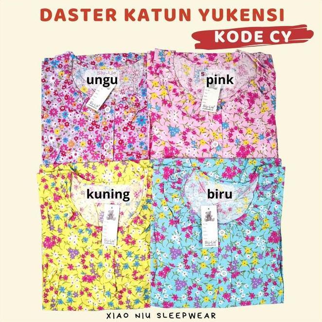 Daster Katun Yukensi Siu Lie / Baju Tidur Wanita