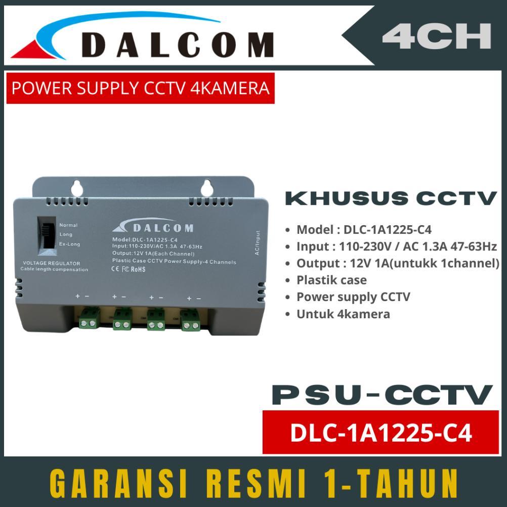 DALCOM PSU 4 CHANNEL POWER SUPPLY CCTV