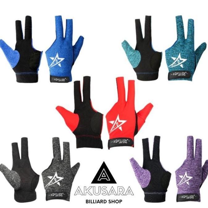 Konllen Glove Sarung Tangan Billiard Size L & XL Original