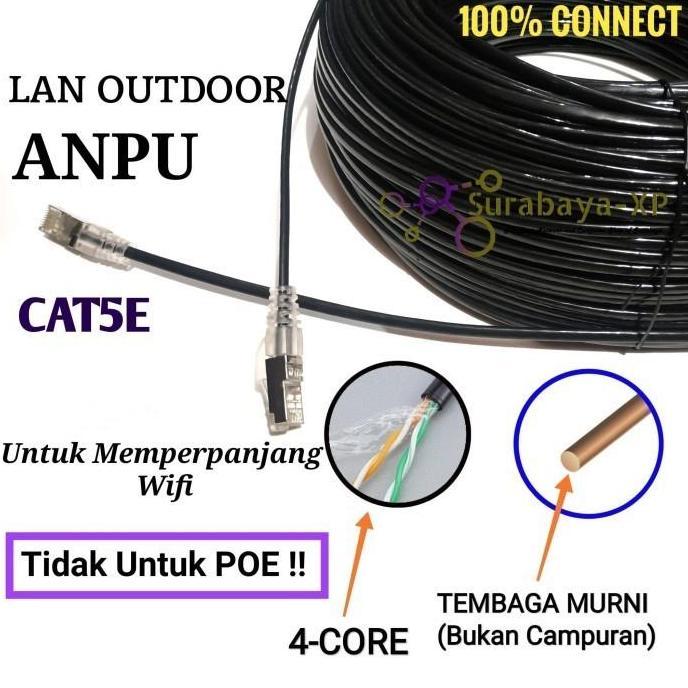 Kabel LAN Outdoor 130 Meter CAT5E Tembaga Murni 130 M 130M UTP STP FTP