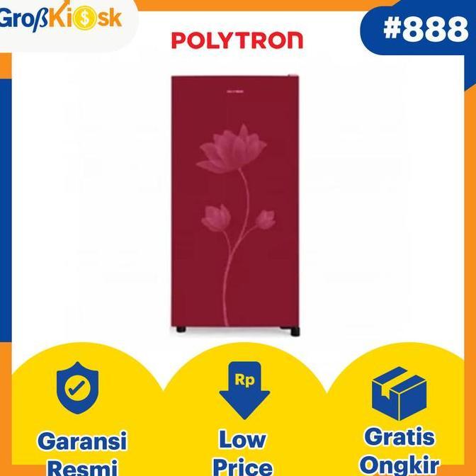 KULKAS 1 PINTU POLYTRON PRB 159 / PRB-159 R/B
