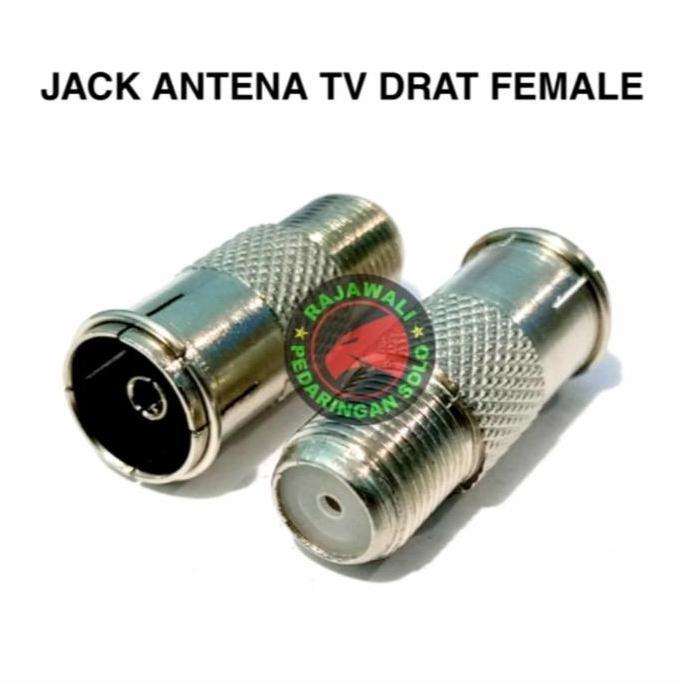 JACK ANTENA TV DRAT FEMALE KONEKTOR ANTENA DRAT FEMALE