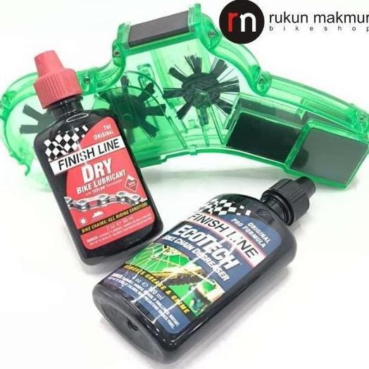 Finish Line Bicycle PRO CHAIN CLEANER Tool Kit Include Bike Chain Lube & Cycling Chain Degreaser Set