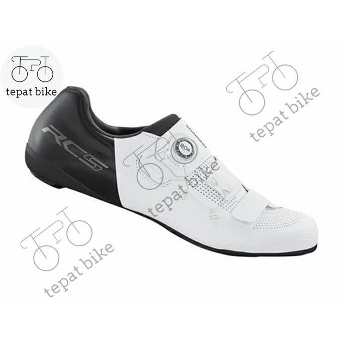 Sepatu Roadbike Cleat Shimano RC5 / RC502 Wide - White