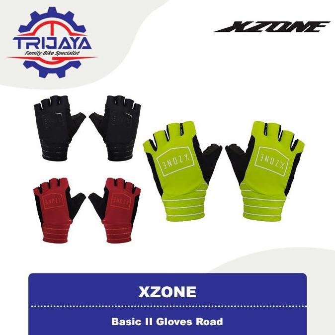 XZone Basic II Gloves Road Sarung Tangan Sepeda