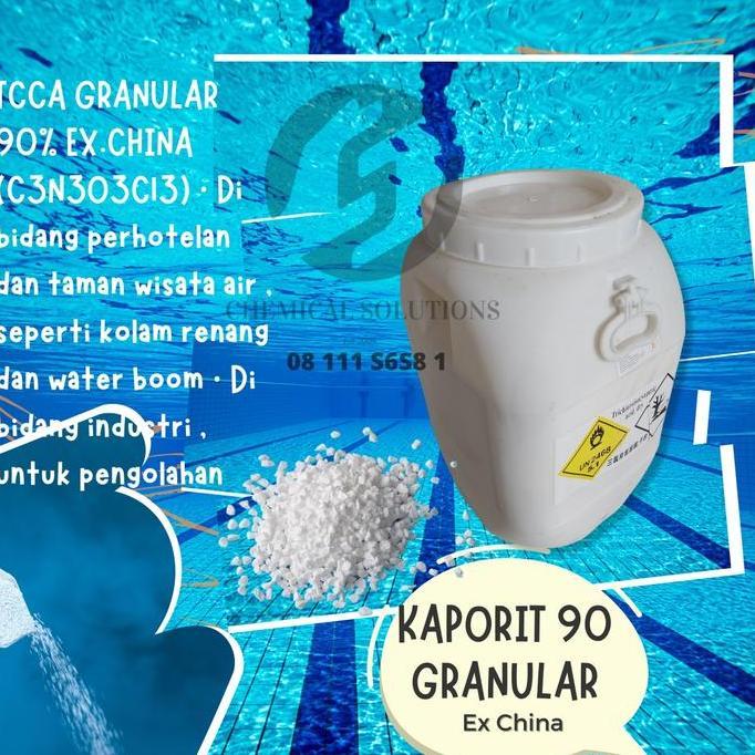 Kaporit 90%  Granular 50 Kg  Penjernih Air Kolam Renang