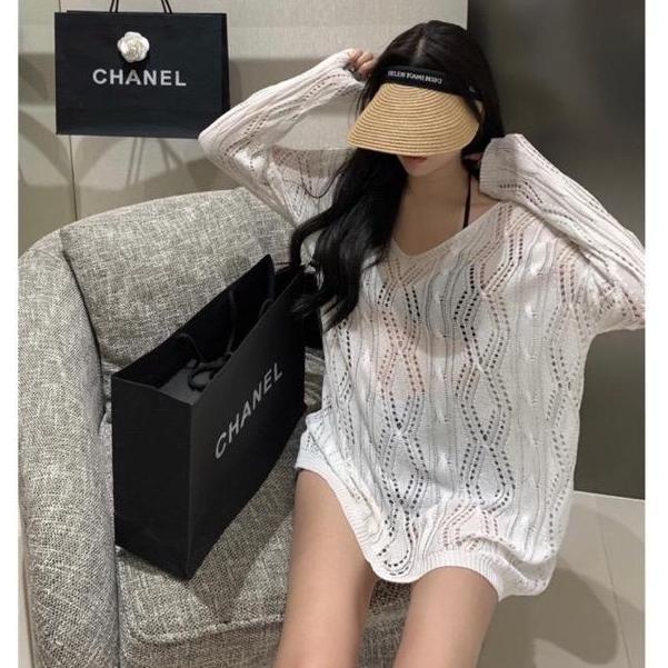 Beachwear Studio - Oversize Knit Outerwear / Bikini Cover