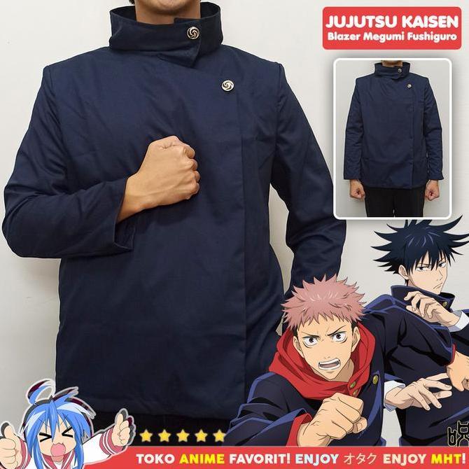 Sale Blazer Megumi Fushiguro / Inumaki Toge - Jaket Jujutsu Kaisen Cosplay Jaket Anime