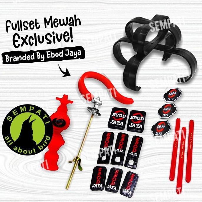 SEMPATI Mahkota Racing Sangkar Kandang Burung Murai Ebod Jaya Fullset Aksesories Sangkar Murai Varia