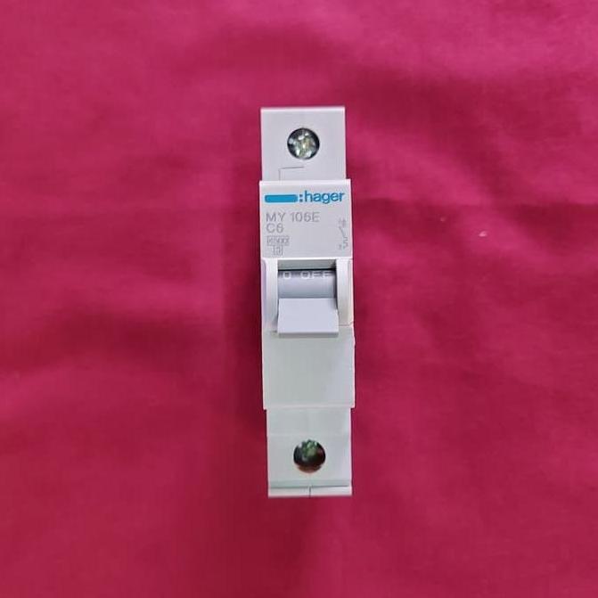 Miliki My106E Mcb 6A Ampere 1P Phase 4.5Ka Hager