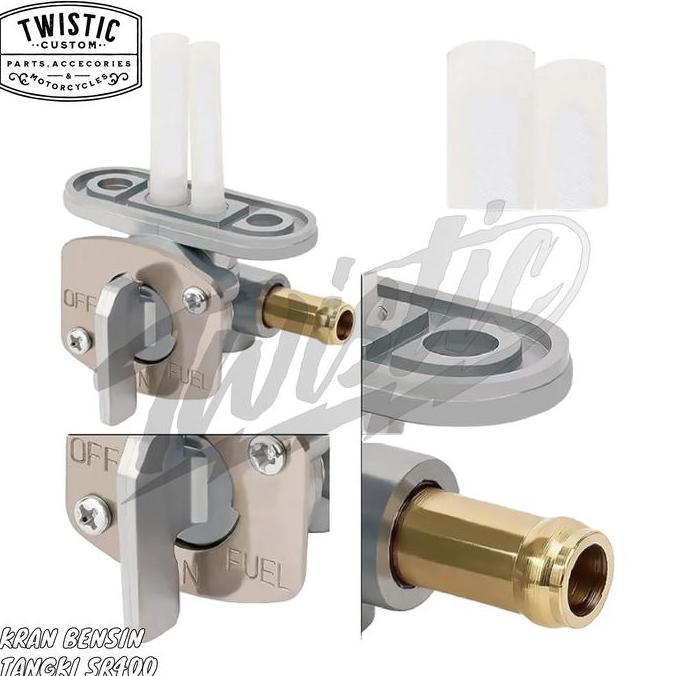 Kran Keran Bensin Tangki Motor Yamaha SR400 SR 400 500 2010-2017 Terlaris