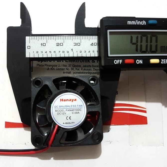 Baru 100 pcs fan kipas DC 4 X 4 CM 12V 4cm 4x4cm 12volt 12 volt pcmpu55 Diminati Banget