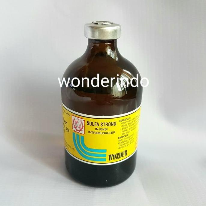 Sulfa Strong 100mL antibiotik injeksi untuk hewan [terbaik]